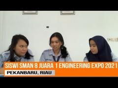 SISWA SMAN 8 PEKANBARU RAIH JUARA ENGINEERING EXPO SE-SUMATERA 2021